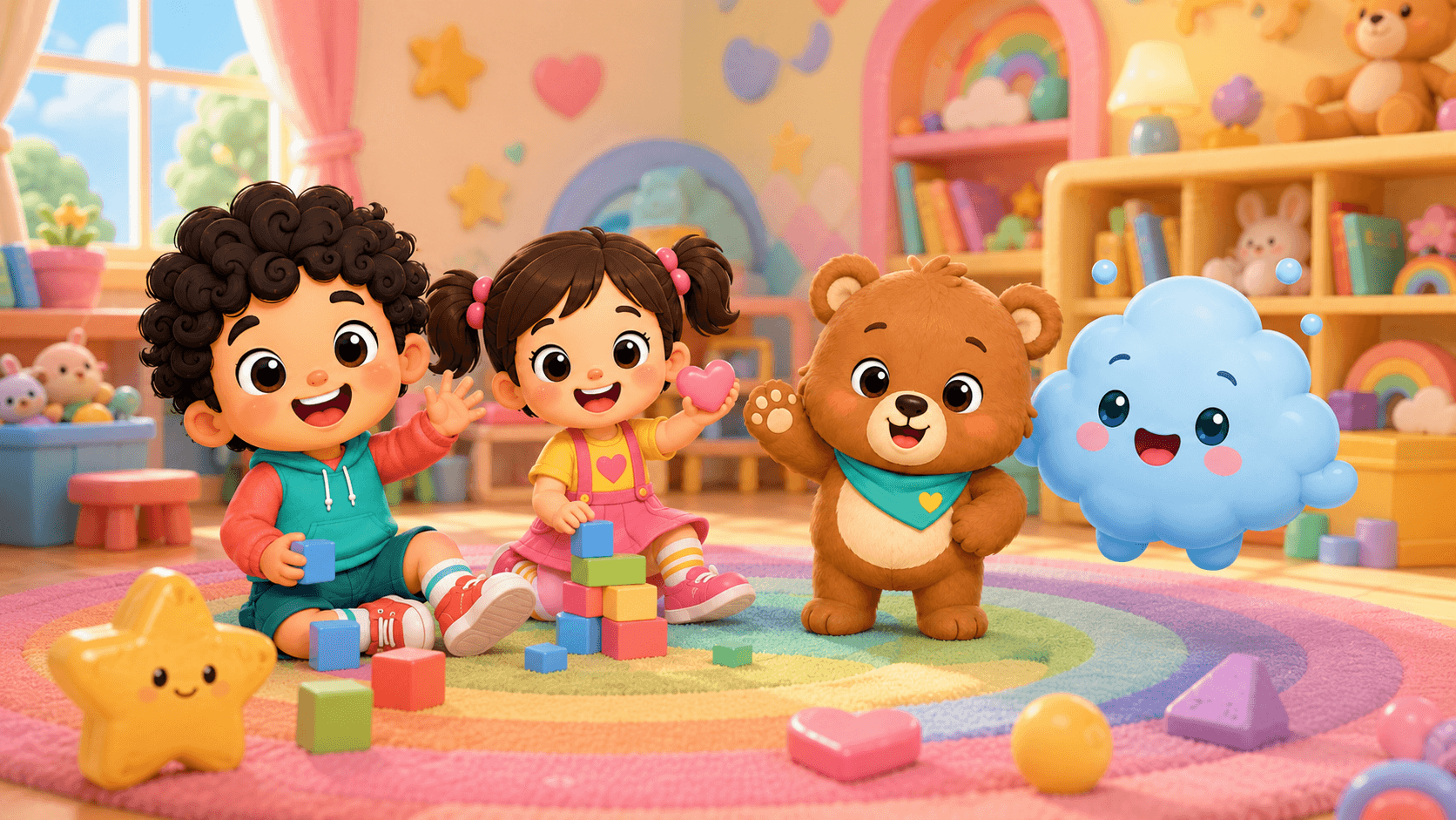 Indoor Playroom World in the Coco Kind Kids universe