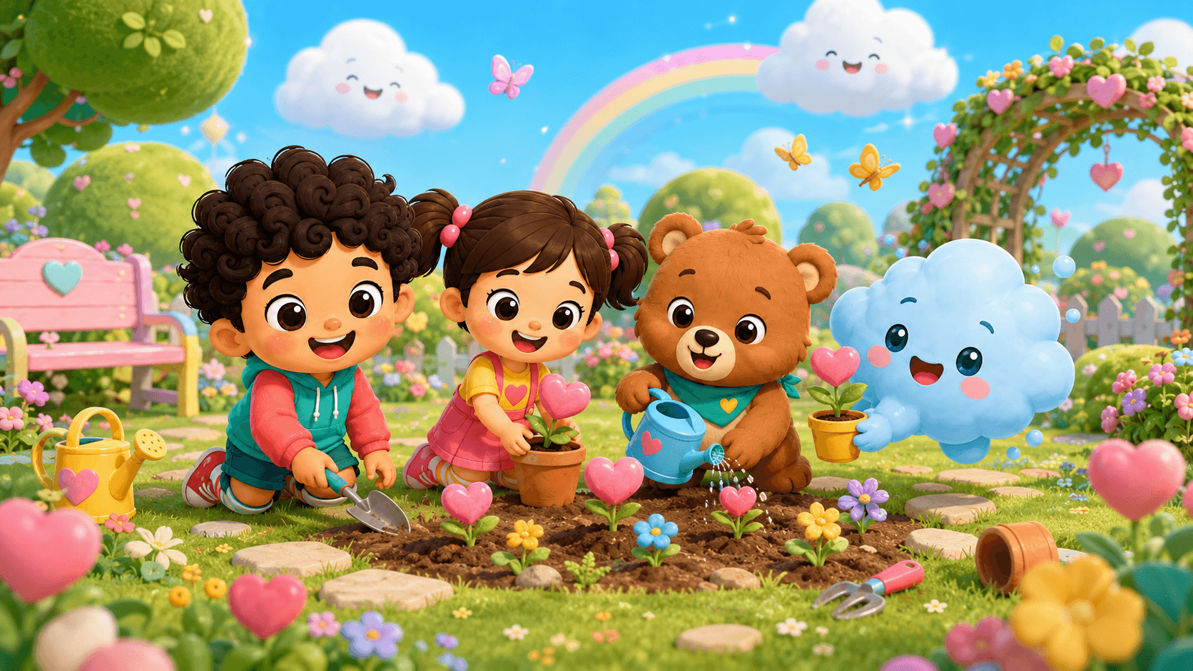 Kindness Garden in the Coco Kind Kids universe