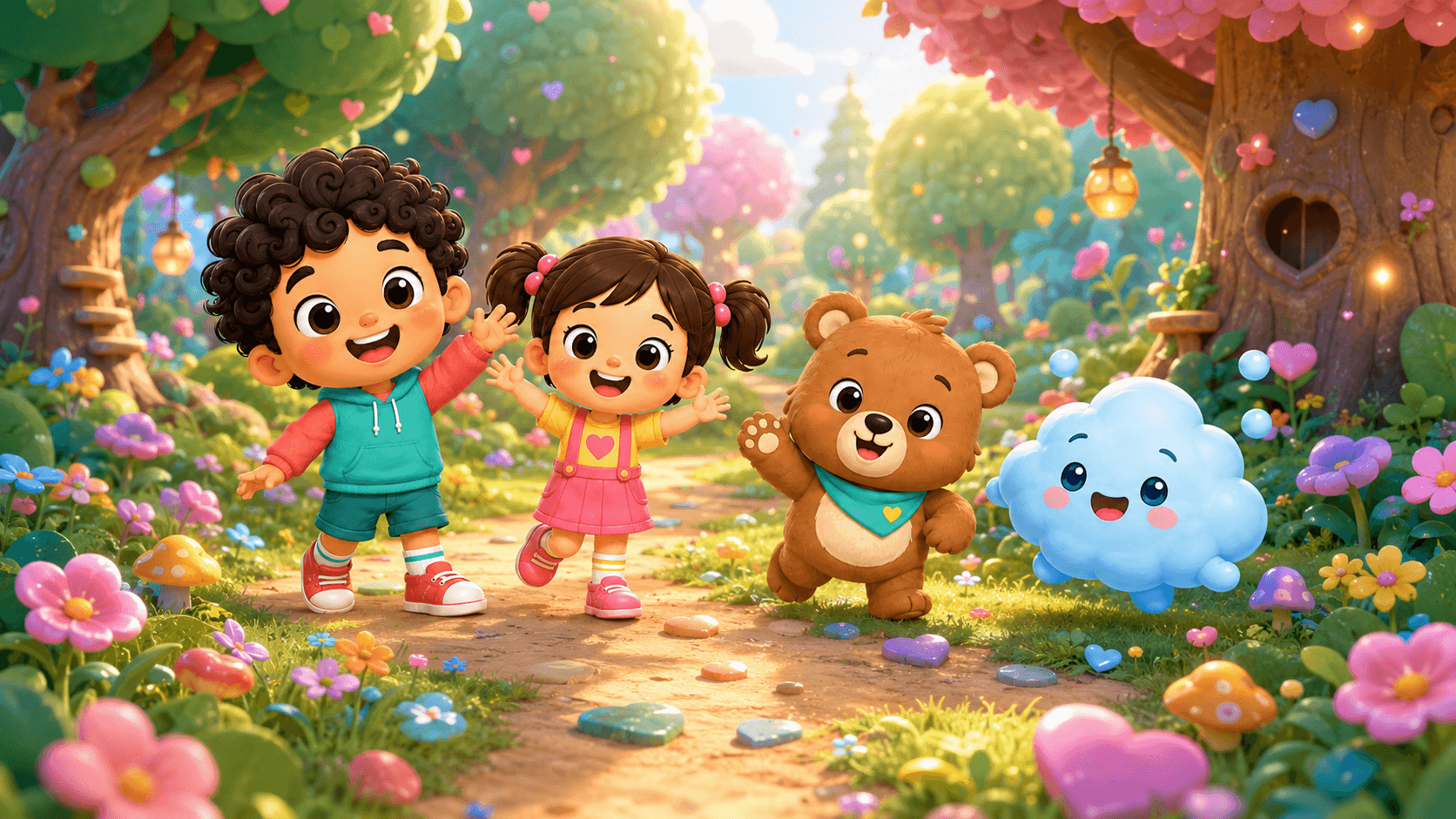 Magical Friendship Forest in the Coco Kind Kids universe