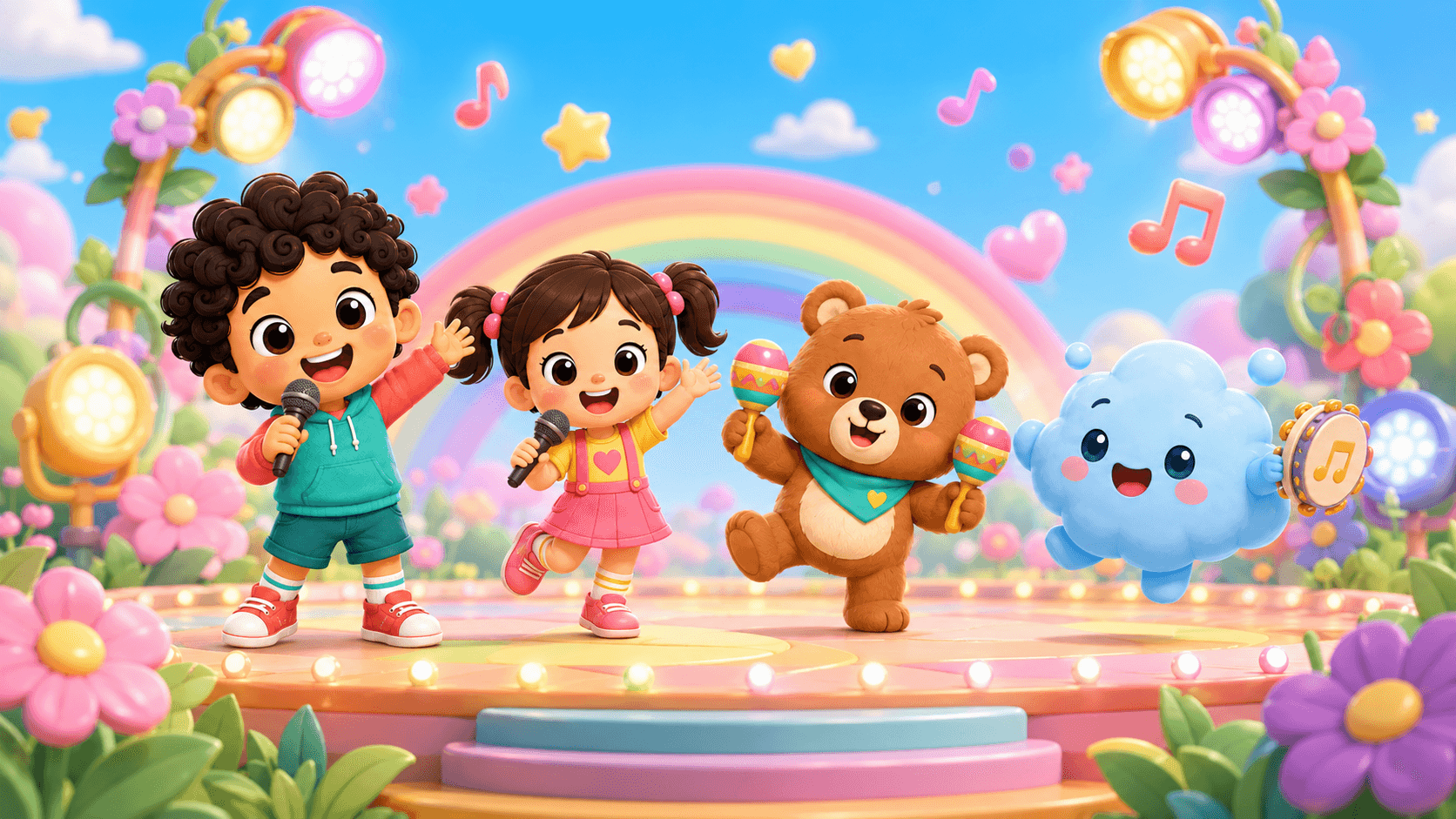 Music Garden Stage in the Coco Kind Kids universe